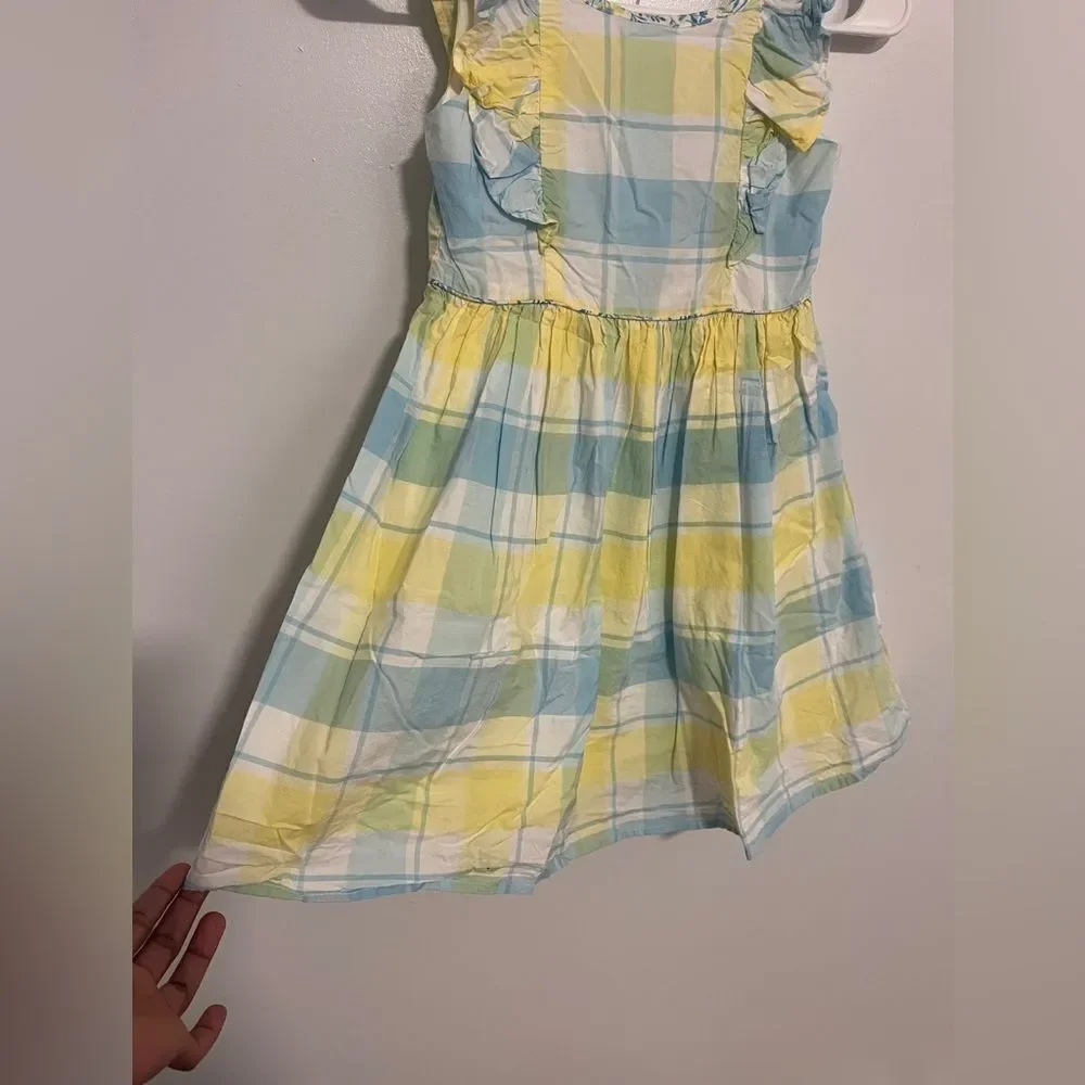 TOMMY BAHAMA Plaid Sleeveless Mid Dress Size 8